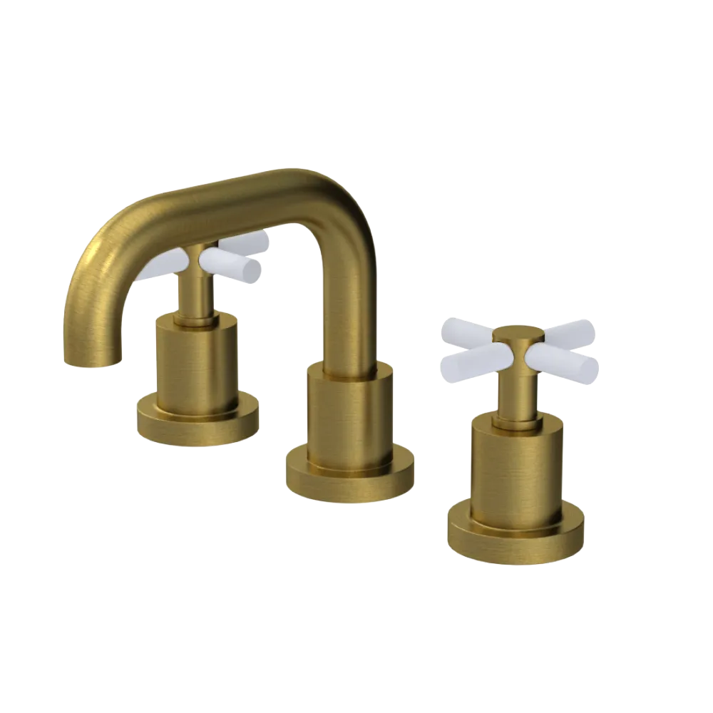 Rubinet Widespread Lav. Set. (less drain) Antique Brass Matt