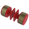 Rubinet Shower Door Knob (set) Red