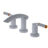 Rubinet Widespread Lav. Set. (less drain) Matt White