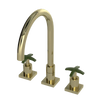 Rubinet Widespread Kitchen Set Gold