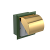 Rubinet RECESSED TOILET PAPER HOLDER Green Envy