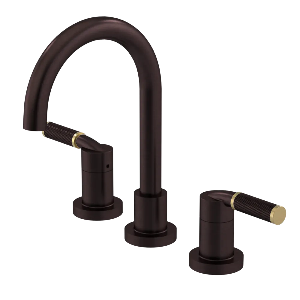Rubinet Widespread Lav. Set. (less drain) Oil Rubbed Bronze