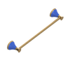 Rubinet Towel Bar 18" Satin Gold