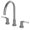 Rubinet Widespread Kitchen Set Satin Nickel