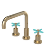 Rubinet Widespread Kitchen Set Gold