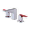 Rubinet Widespread Lav. Set. (less drain) Satin Chrome