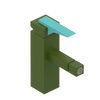 Rubinet Single Control Bidet Fitting (less drain) Green Envy