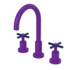 Rubinet Widespread Kitchen Set with LaSalle Spout Purple Haze