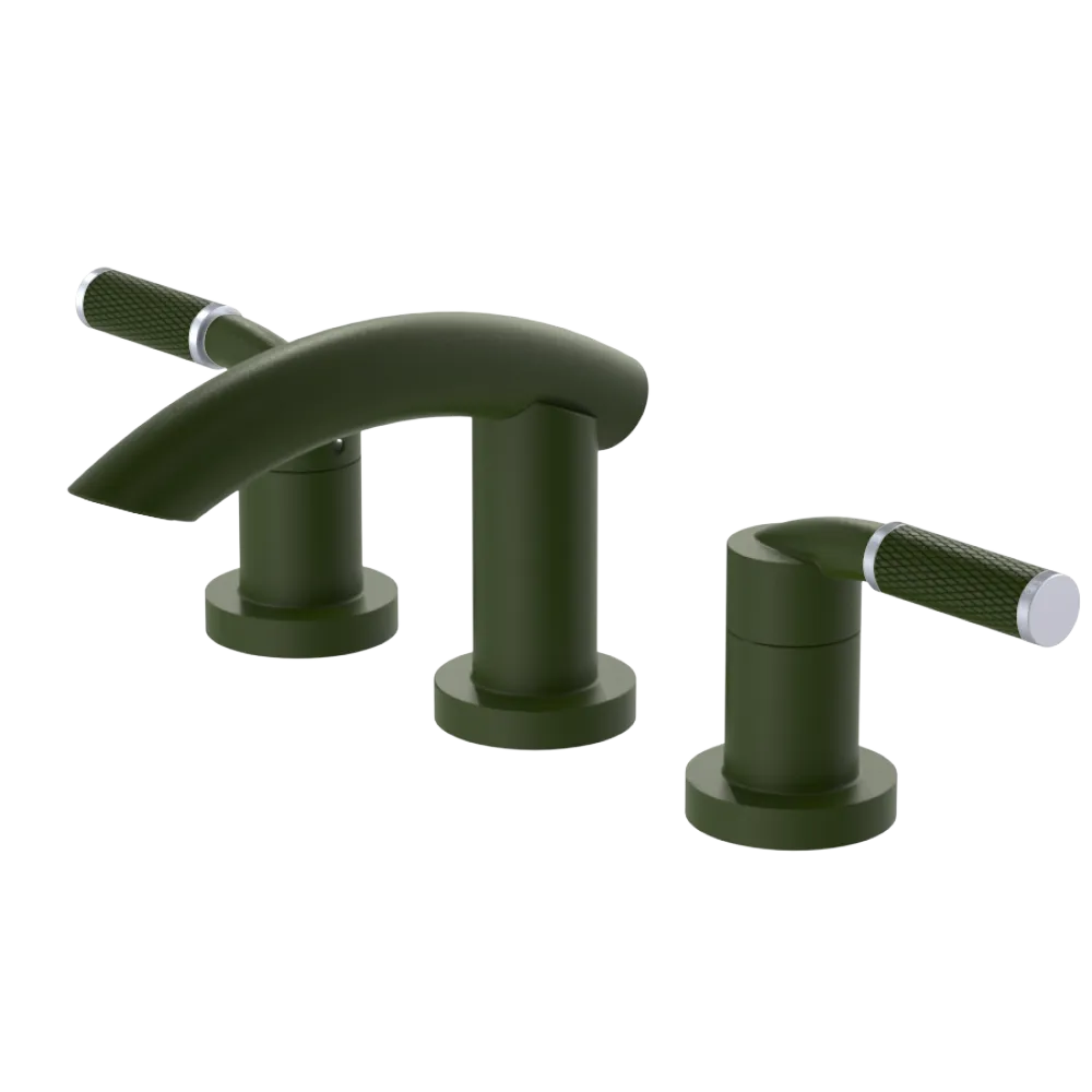 Rubinet Widespread Lav. Set. (less drain) Green Envy