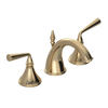 Rubinet Widespread Lav. Set. (less drain) Gold