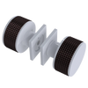 Rubinet Shower Door Knob (set) White