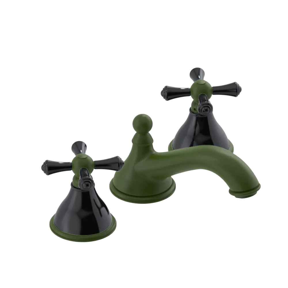 Rubinet Widespread Lav. Set. (less drain) Green Envy