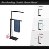 Freestanding Double Towel Bar Stand For Bathtub - Golzar Home