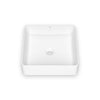 KALIA Urba - Square washbasin - White gloss vitreous porcelain