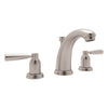 Perrin & Rowe Holborn High Neck Widespread Bathroom Faucet - With Metal Lever Handle.3860LS-APC