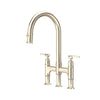 Perrin & Rowe Southbank Pull-Down Bridge Kitchen Faucet