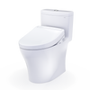 Toto Aquia® IV Washlet®+ S5 One-Piece Toilet - 1.28 Gpf/0.9 Gpf