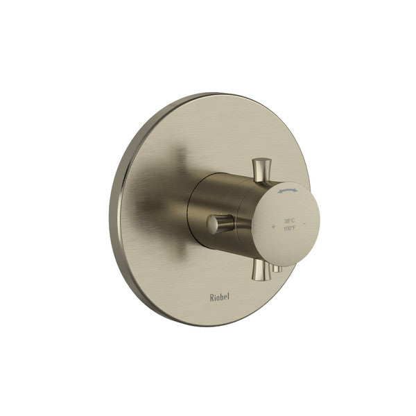 RIOBEL Edge 1/2" Thermostatic & Pressure Balance Trim With 2 Functions (No Share)