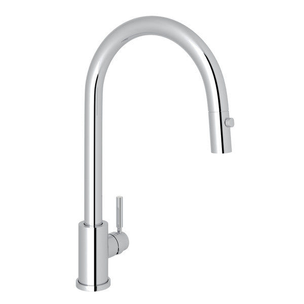 Perrin & Rowe Holborn Pulldown Kitchen Faucet - With Metal Lever Handle.4044APC