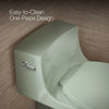 San Souci® One-piece compact elongated toilet with concealed trapway, 1.28 gpf
