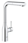 Grohe Essence New Single-Handle Pull-Out Kitchen Faucet Dual Spray 6.6 L/Min (1.75 Gpm) - Golzar Home