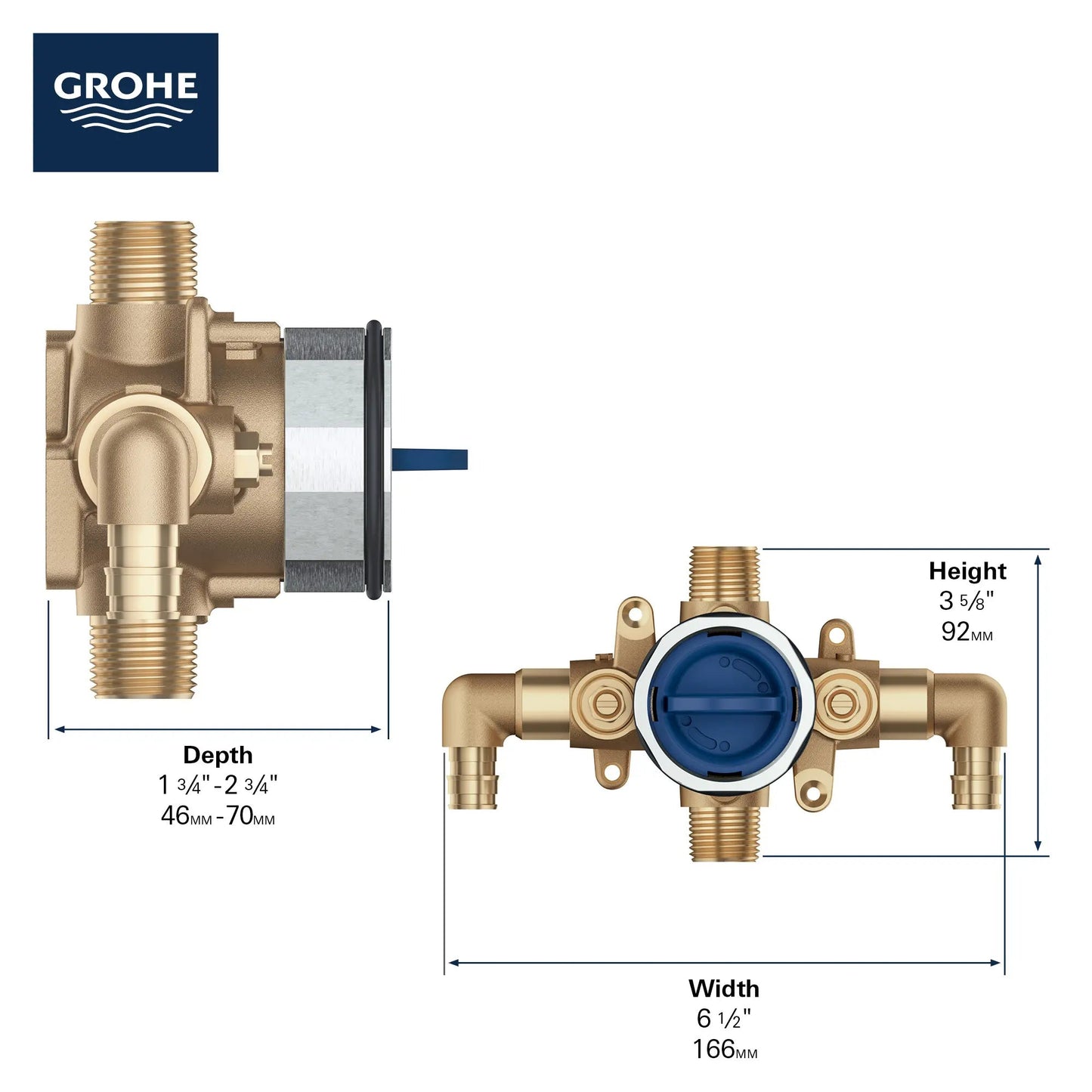GrohSafe™ 3.0 Pressure Balance Rough - In Valve - Golzar Home