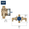 Grohsafe™ 3.0 Pressure Balance Rough-In Valve - Golzar Home