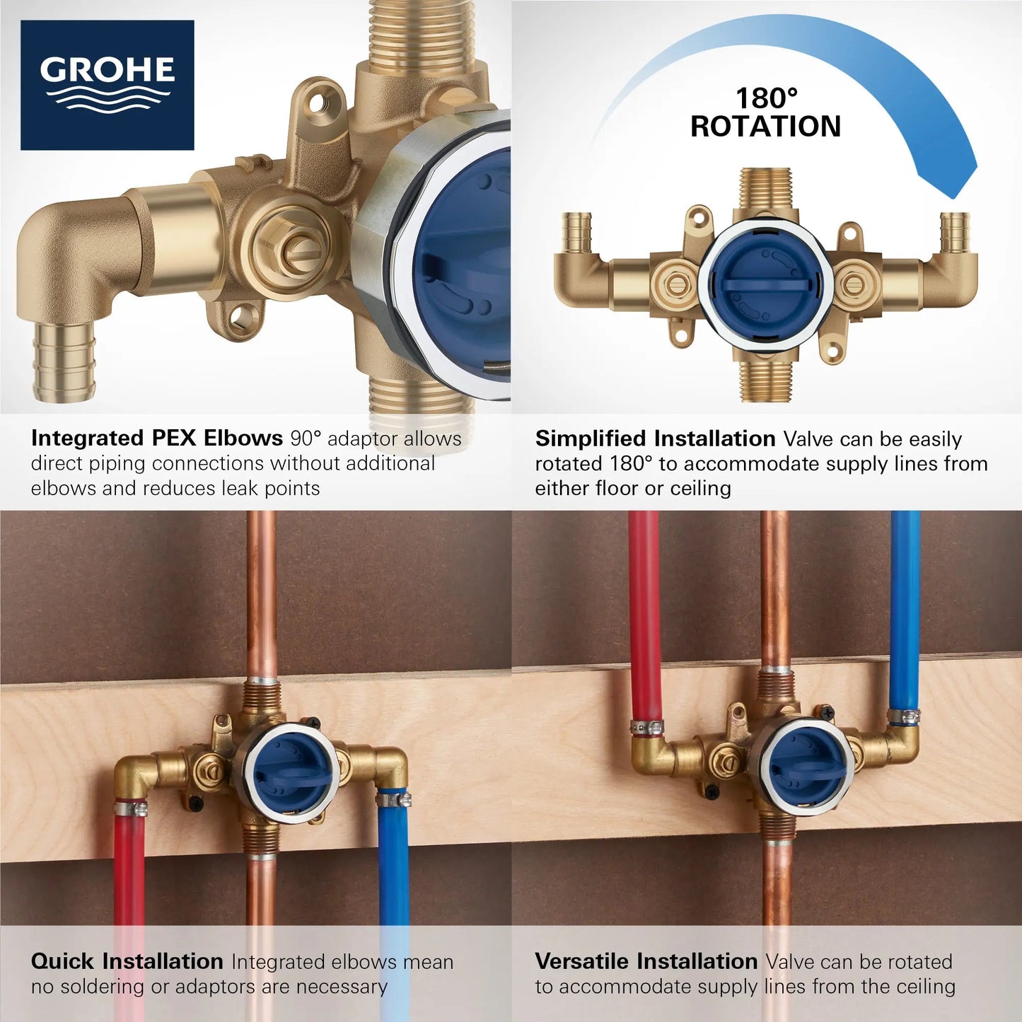 GrohSafe™ 3.0 Pressure Balance Rough - In Valve - Golzar Home