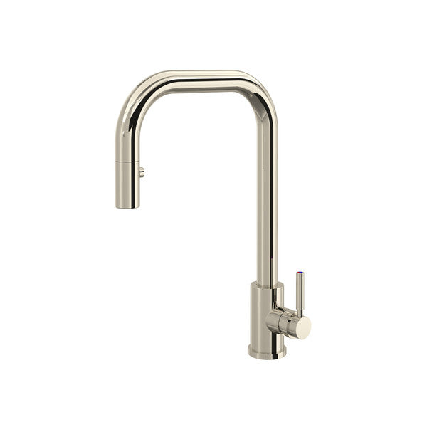 Perrin & Rowe Holborn Pull-Down Kitchen Faucet With U-Spout - 4046L-APC