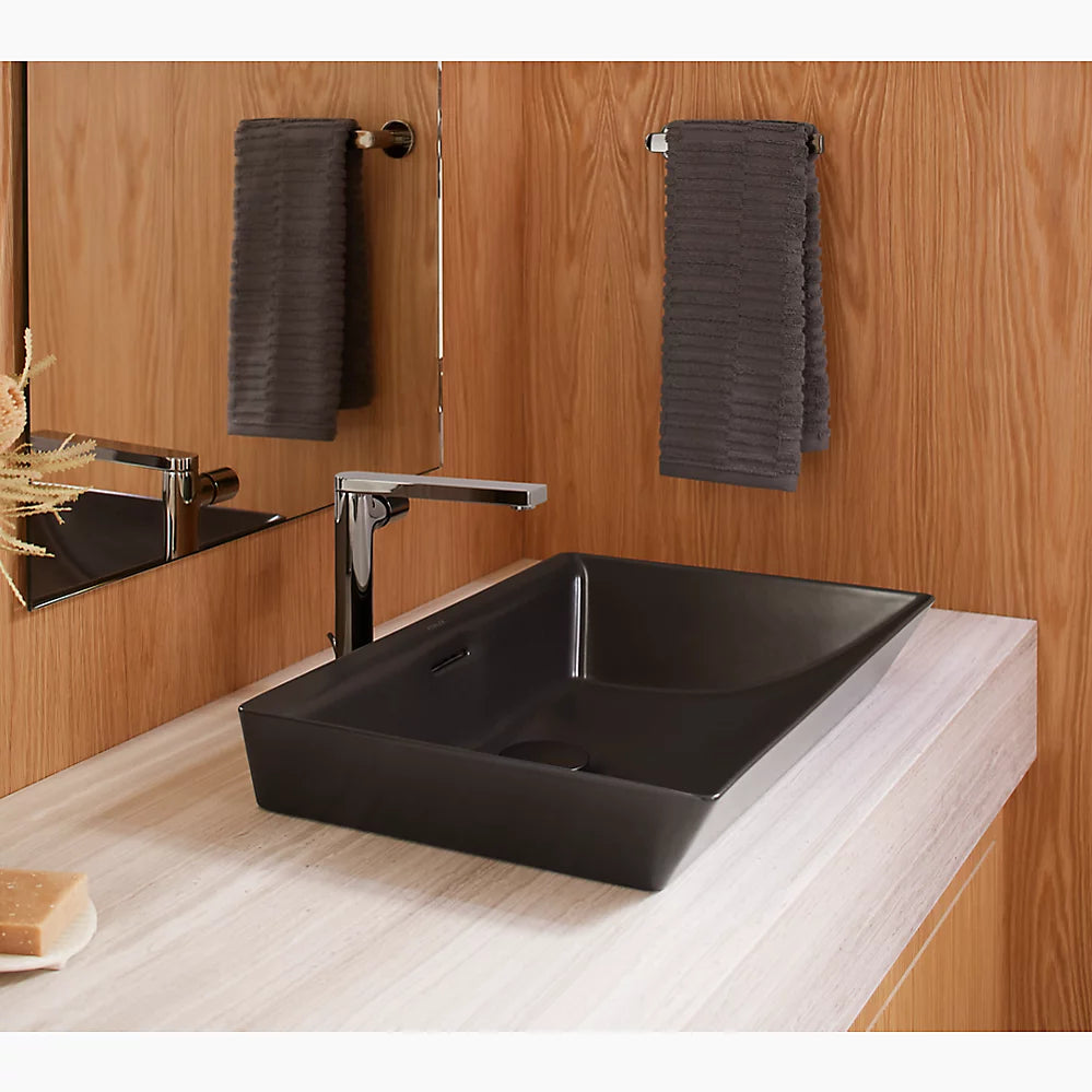 Brazn® 23" rectangular vessel bathroom sink