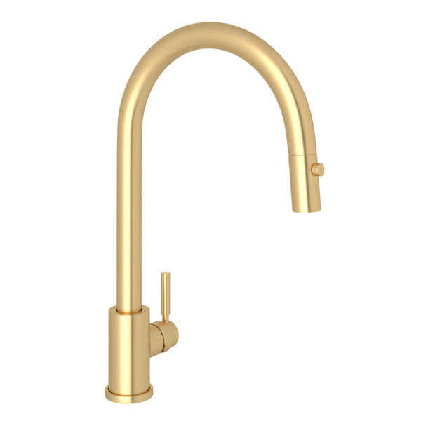 Perrin & Rowe Holborn Pulldown Kitchen Faucet - With Metal Lever Handle.4044APC