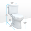 Toto Drake® Two-piece Toilet, 1.28 GPF, Elongated Bowl - Regular Height