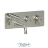Tenzo Retractable Hose Alyss Wall-Mount Tub Filler