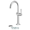 Tenzo Tall Lavatory With Drain Single-Hole Bathroom Faucet