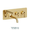 Tenzo Retractable Hose 12'' Swivel Spout Paloma Wall-Mount Tub Filler