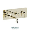 Tenzo Retractable Hose 12'' Swivel Spout Paloma Wall-Mount Tub Filler
