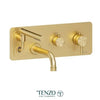 Tenzo Retractable Hose Alyss Wall-Mount Tub Filler