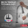 Delta® Cassidy Single Handle Pull-Down Kitchen Faucet With Touch2O And Shieldspray Technologies