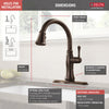 Delta® Cassidy Single Handle Pull-Down Kitchen Faucet With Touch2O And Shieldspray Technologies