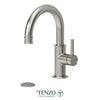 Tenzo Single hole lavatory faucet with drain, Alyss