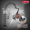 Delta® Cassidy Single Handle Pull-Down Kitchen Faucet With Touch2O And Shieldspray Technologies