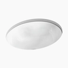 Kohler Sartorial™ Herringbone Caxton® 19-1/4" Oval Undermount Bathroom Sink, No Overflow