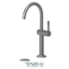 Tenzo Tall Lavatory With Drain Single-Hole Bathroom Faucet
