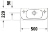 Duravit D-Code Wall Mounted Sink Design by sieger design