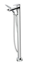 Aquabrass Floormount tub filler with handshower