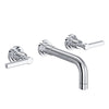 ROHL Lombardia Wall Mount Widespread Bathroom Faucet