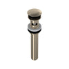 Perrin & Rowe Slotted Touch Seal Dome Drain With 6" Tailpiece