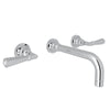 ROHL San Giovanni Wall Mount Widespread Bathroom Faucet