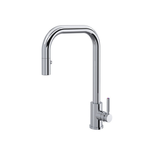 Perrin & Rowe Holborn Pull-Down Kitchen Faucet With U-Spout - 4046L-APC