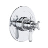 Perrin & Rowe Edwardian 1/2" Thermostatic & Pressure Balance Trim With 3 Functions (Shared) With Lever Handle - Polished Chrome.TEW23W1L